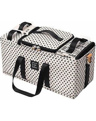 Petunia Pickle Bottom Deluxe Internal Kit for Backpacks and Bags - Black and White - Everything Organized Everything at Hand! Organize and Bags