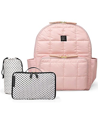 Petunia Pickle Bottom DISTRICT Backpack - Petal - An Ultra-lightweight 5-Piece Set Equipped for Functionality Versatility and Modern Style Changing Backpack