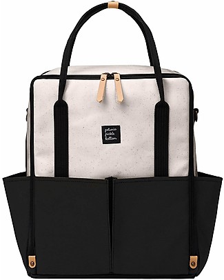 Petunia Pickle Bottom Inter-Mix Slope Backpack - White and Black - Backpack/Tote for Diapers and Everything you Need for your Baby! Backpack