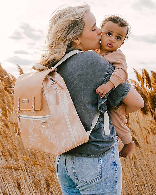 Petunia Pickle Bottom Meta Backpack - Dusted Desert Tie-Dye - Special Design to Offer a Quick Solution for Every Problem to keep Babies and Parents Happy! Changing Backpack