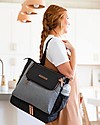 Petunia Pickle Bottom Pivot Pack - Graphite/Black- A Modern Silhouette and a Roomy Interior -Easy to Convert from a Stylish Bag to a Practical Backpack! Changing Backpack