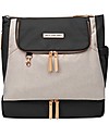 Petunia Pickle Bottom Pivot Pack - Sand/Black- A Modern Silhouette and a Roomy Interior -Easy to Convert from a Stylish Bag to a Practical Backpack! Changing Backpack