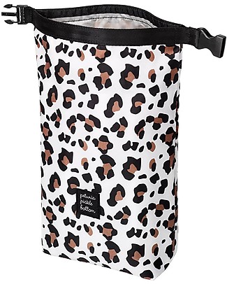 Petunia Pickle Bottom Sip Double Bottle Pouch - Leopard - Perfect also for Carrying Small Snack Diaper Changing Bags & Accessories