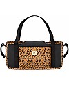 Petunia Pickle Bottom Wander Stroller Caddy - Leopard Leatherette- Suitable for all Strollers! Organize and Bags