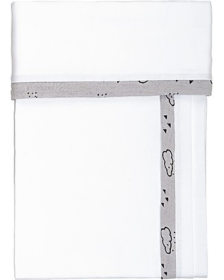 Picci Coordinated Bed Linens Liberty, Grey - Pillowcase, Sheet and Fitted Sheet Bed Sheets