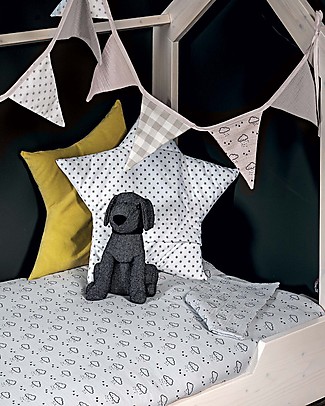 Picci Decorative Flags for Liberty Bed, Grey - 350 cm Wall Decorations