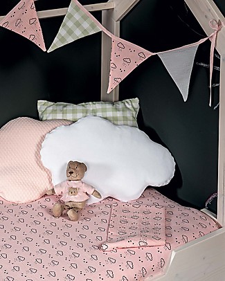 Picci Decorative Flags for Liberty Bed, Pink - 350 cm Room Decorations
