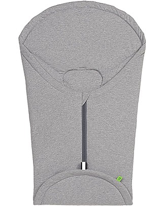 Picci Mucki Small in Jersey, Grey Melange - Universal footmuff for car seat and carrycot Footmuffs