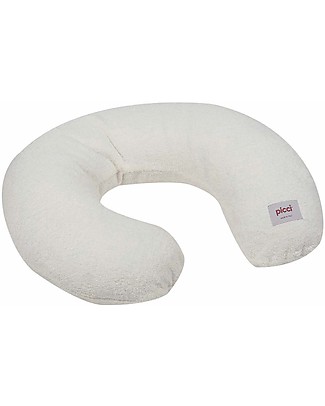 Picci Naturelle Breastfeeding Pillow 75 x 75 cm, Off-White - Barley husk + bamboo Feeding & Support Pillows