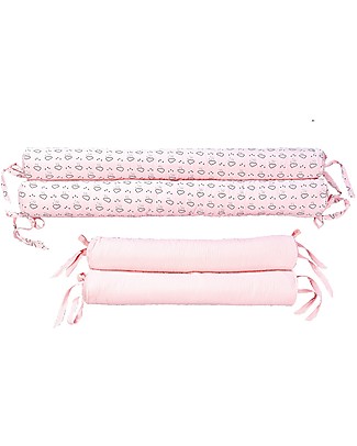 Picci Padded Reducer Set for Liberty Bed, Pink - 4 pieces Baby Nest