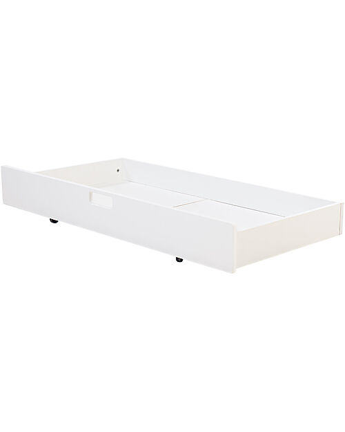 Picci Storage Drawer for Twist Crib - Extra Space - White - 57x114.5 cm Convertible Beds