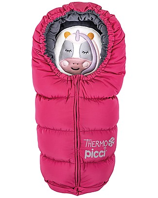 Picci Thermo Big with Zips, Pink - Universal Footmuff for Stroller Footmuffs
