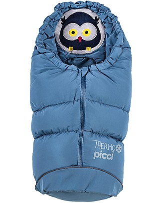 Picci Thermo Small with Zips - Denim - Universal Footmuff for car seat and carrycot Footmuffs