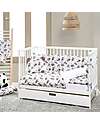 Picci Twist Adjustable Baby Crib with 7 Heights and Wheels - White - 65x125 cm Cots and Cotbeds