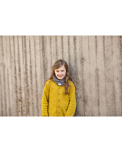 Pickapooh Multifunctional Neck Warmer in Wool and Silk - Grey Scarves