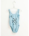 Picnik Baby Girl Onepiece Swimwear, Blue Swimsuits