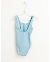 Picnik Baby Girl Onepiece Swimwear, Blue Swimsuits