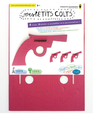 Pirouette Cacahouète My Little Shooters Pink - Creative, fun & Eco-Friendly! (pack of 4) Paper & Cardboard