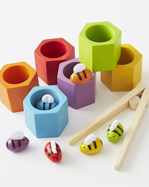 PlanToys BeeHives - Educational and Funny! Montessori Toys
