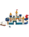 PlanToys Castle Wooden Blocks - Includes Characters Wooden Blocks and Construction Sets