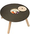 PlanToys Children Round Blackboard Table, 3-6 years - Design and sustainability! Tables And Chairs