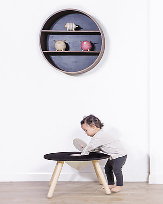 PlanToys Children Round Blackboard Table, 3-6 years - Design and sustainability! Tables And Chairs