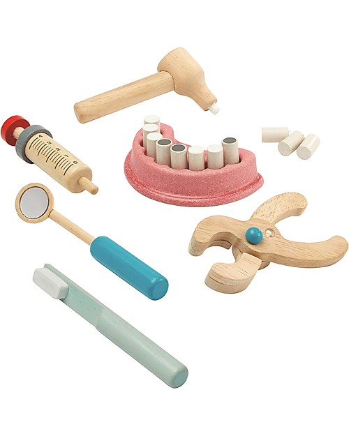 PlanToys Dentist Set Wooden Toy Pretend Play