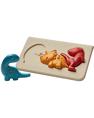 PlanToys Dino Puzzle Wooden Toy Set Puzzles