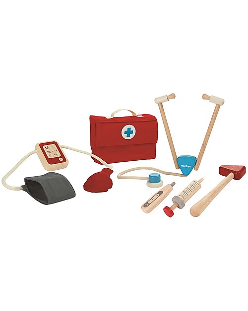 PlanToys Doctor Set Wooden Toy Pretend Play