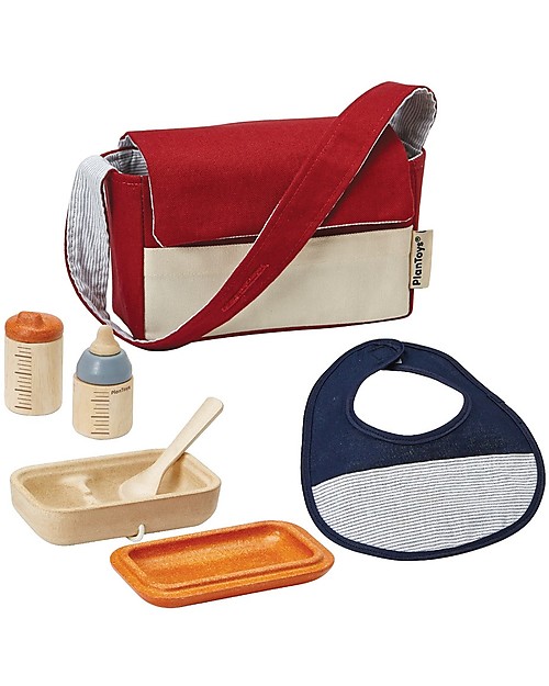 PlanToys Doll Feeding Set - To Develop a Sense of Love and Care Toy Kitchens