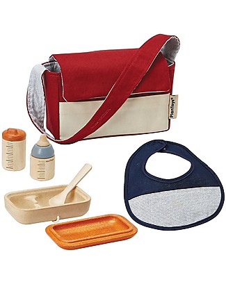 PlanToys Doll Feeding Set - To Develop a Sense of Love and Care Toy Kitchens