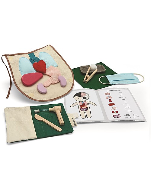 PlanToys Educational Toy Surgeon Set - Learn how the human body works in a fun way! STEM toys
