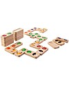 PlanToys Fruit and Veggie Domino - Enhance Coordination and Concentration Board Games