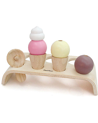 PlanToys Ice Cream Set - Eco-friendly and fun! Creative Toys