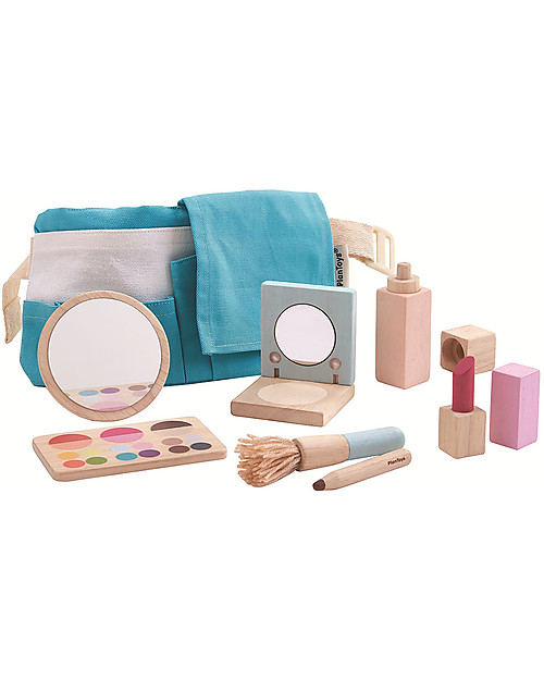 PlanToys MakeUp Set Wooden Toy - for Little Artists! Pretend Play