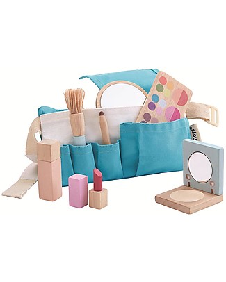 PlanToys MakeUp Set Wooden Toy - for Little Artists! Story Making Games