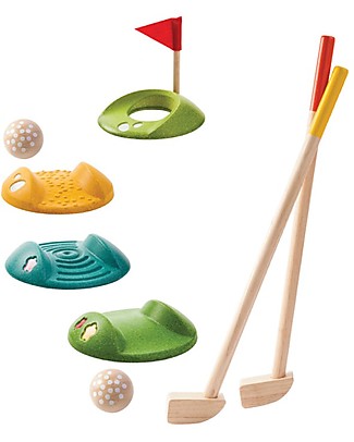 PlanToys Mini Golf Full Set for Kids - For 2 Players Outdoor Games & Toys