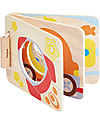 PlanToys Mirror Baby Wooden Book, Stimulates Coordination - Eco-friendly fun! Newborn Toys_