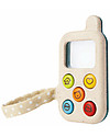 PlanToys My First Phone, 6 x 11 x 2 cm - Made of wood: eco-friendly fun! Pretend Play