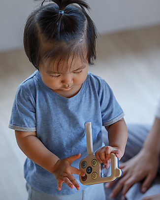 PlanToys My First Wooden Phone - Eco-friendly Fun! Pretend Play
