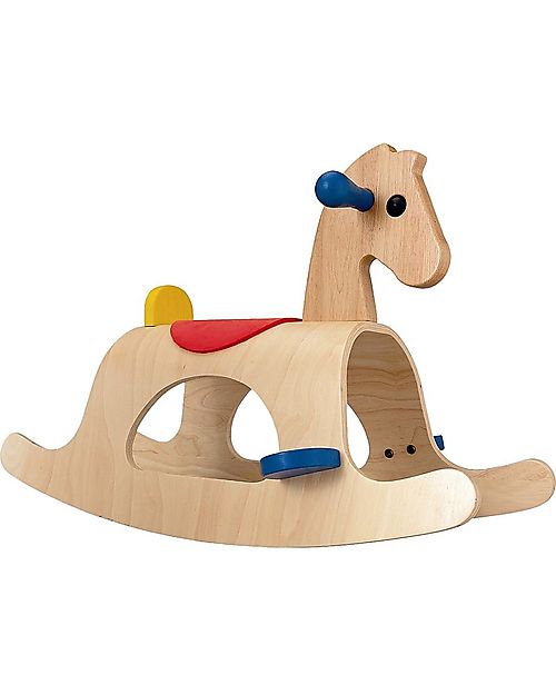 PlanToys OUTLET - Wooden Rocking Horse Palomino - Showroom Sample Rides On