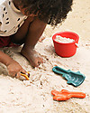 PlanToys Sand Play Set: Bucket, Spade and Rake - 100% Sustainable Beach Toys