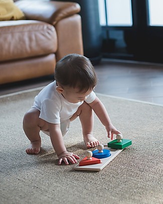PlanToys Shape Matching Puzzle, 3 pieces - Learn about Figures! Puzzles