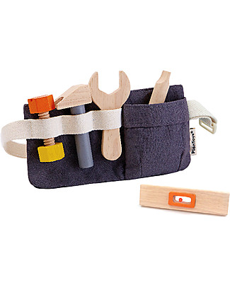 PlanToys Tool Belt Toy - Eco-friendly and fun Dressing Up & Role Play