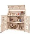 PlanToys Victorian Dollhouse - 2 Floors + Attic - 64x32x72 cm Dolls Houses