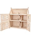PlanToys Victorian Dollhouse - 2 Floors + Attic - 64x32x72 cm Dolls Houses