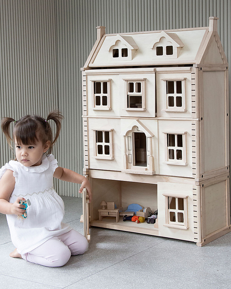 Plan Toys victorian dollhouse – Dilly Dally Kids