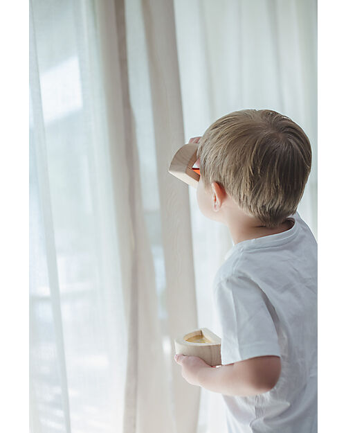 PlanToys Water Blocks - Discover the Colors - 100% Sustainable Wooden Game Wooden Blocks and Construction Sets