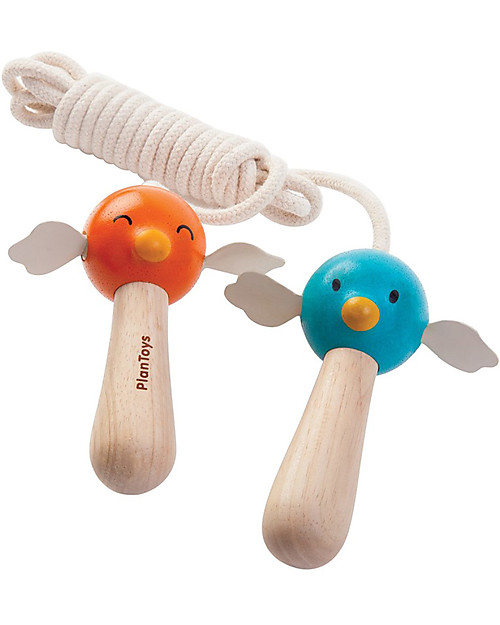 PlanToys Wood Skipping Rope - Eco-friendly and funny! Outdoor Games and Toys_