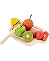 PlanToys Wooden Assorted Fruit Set - Eco-friendly and funny! Wooden Food
